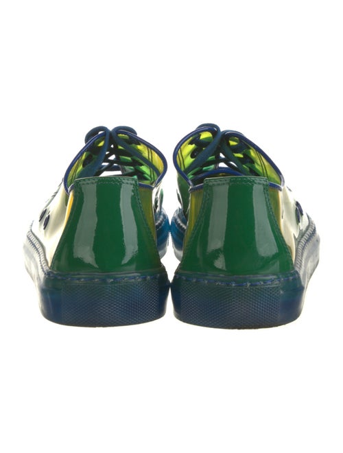Ralph Lauren Collection PVC Colorblock Pattern Sneakers