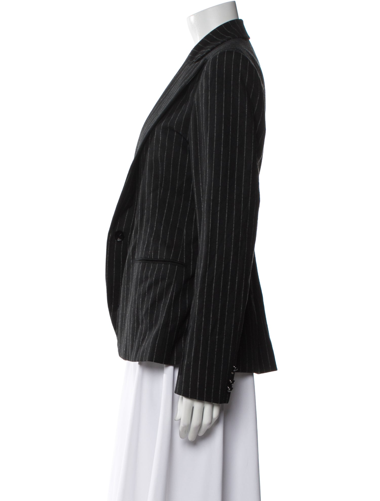 Ralph Lauren Purple Label Merino Wool Striped Blazer