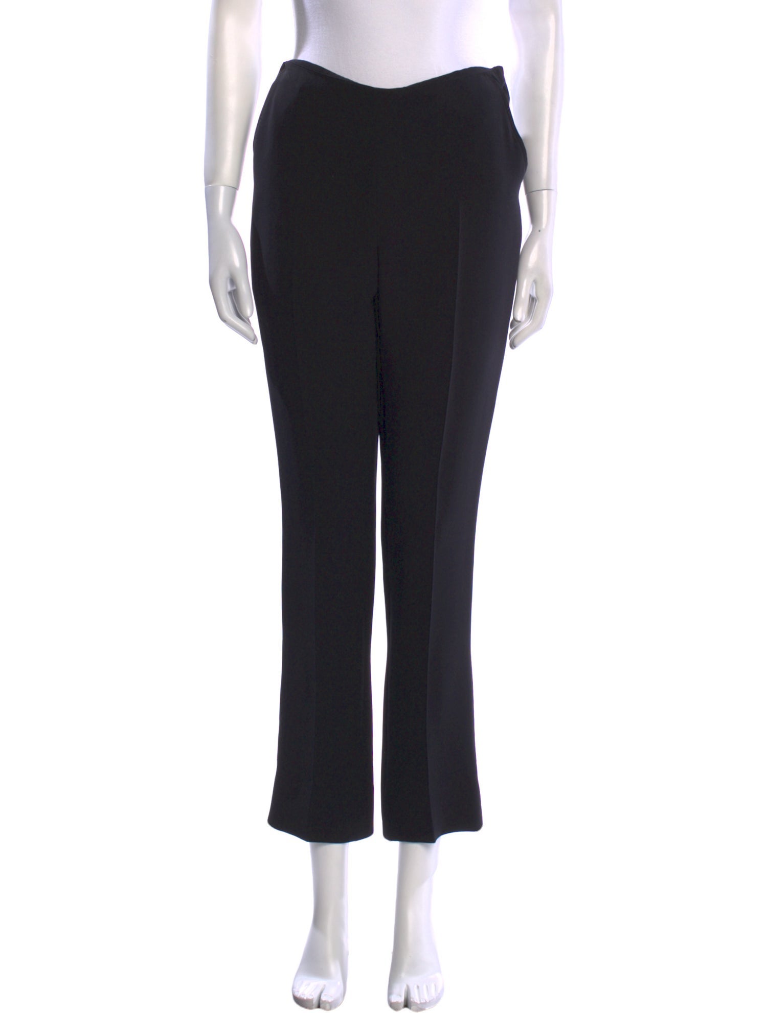 Ralph Lauren Collection Silk Straight Leg Pants