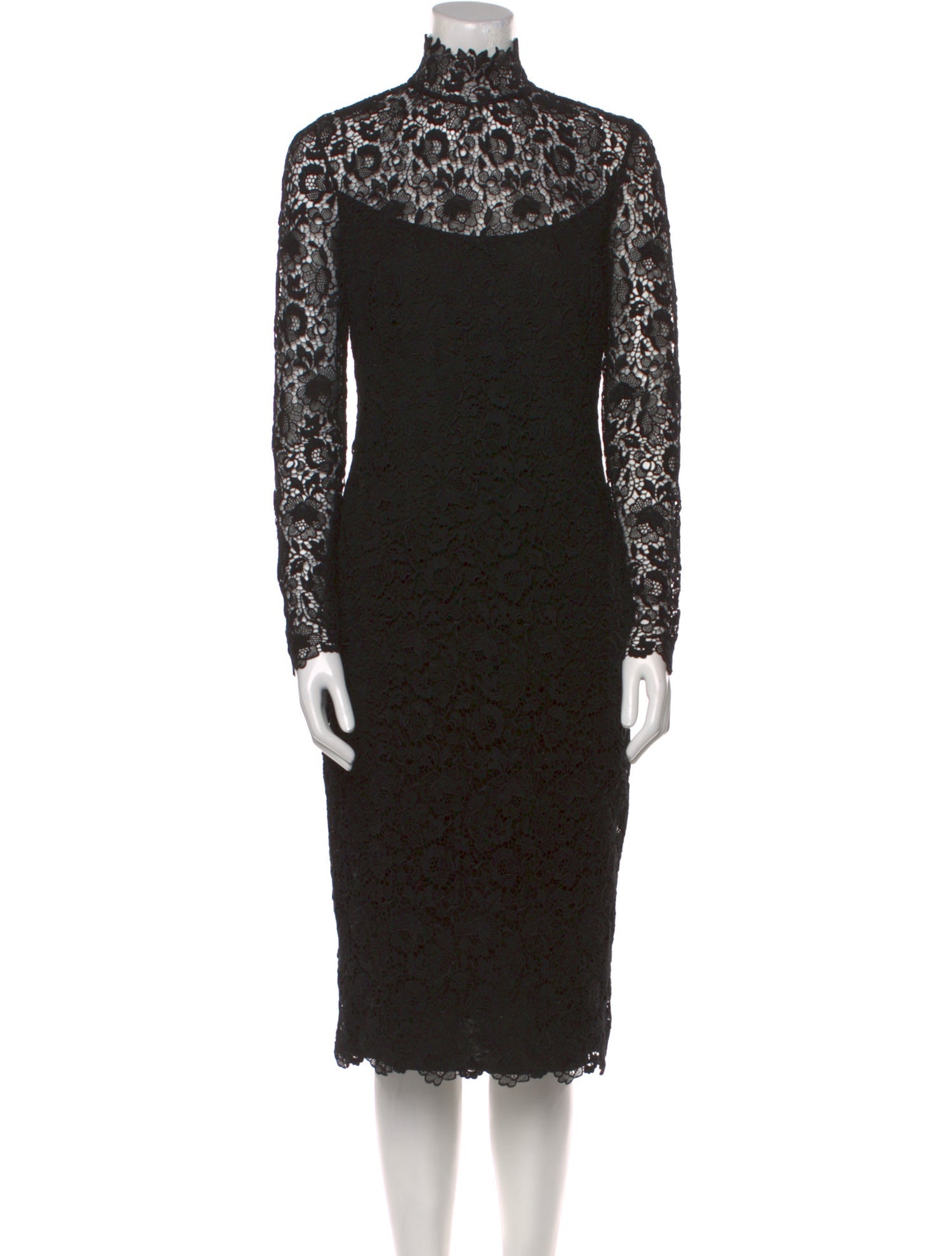 Ralph Lauren Collection Lace Pattern Midi Length Dress w/ Tags