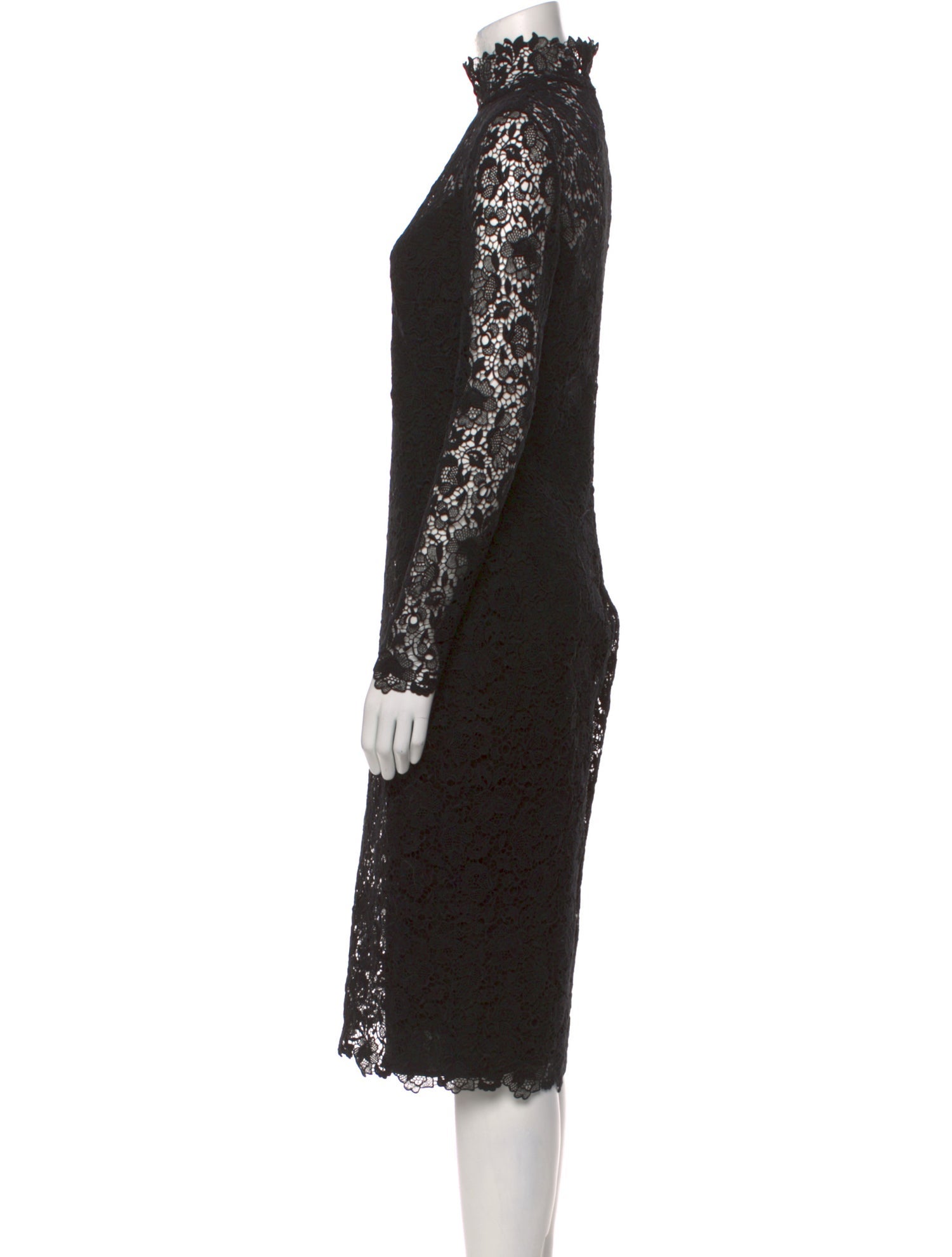 Ralph Lauren Collection Lace Pattern Midi Length Dress w/ Tags