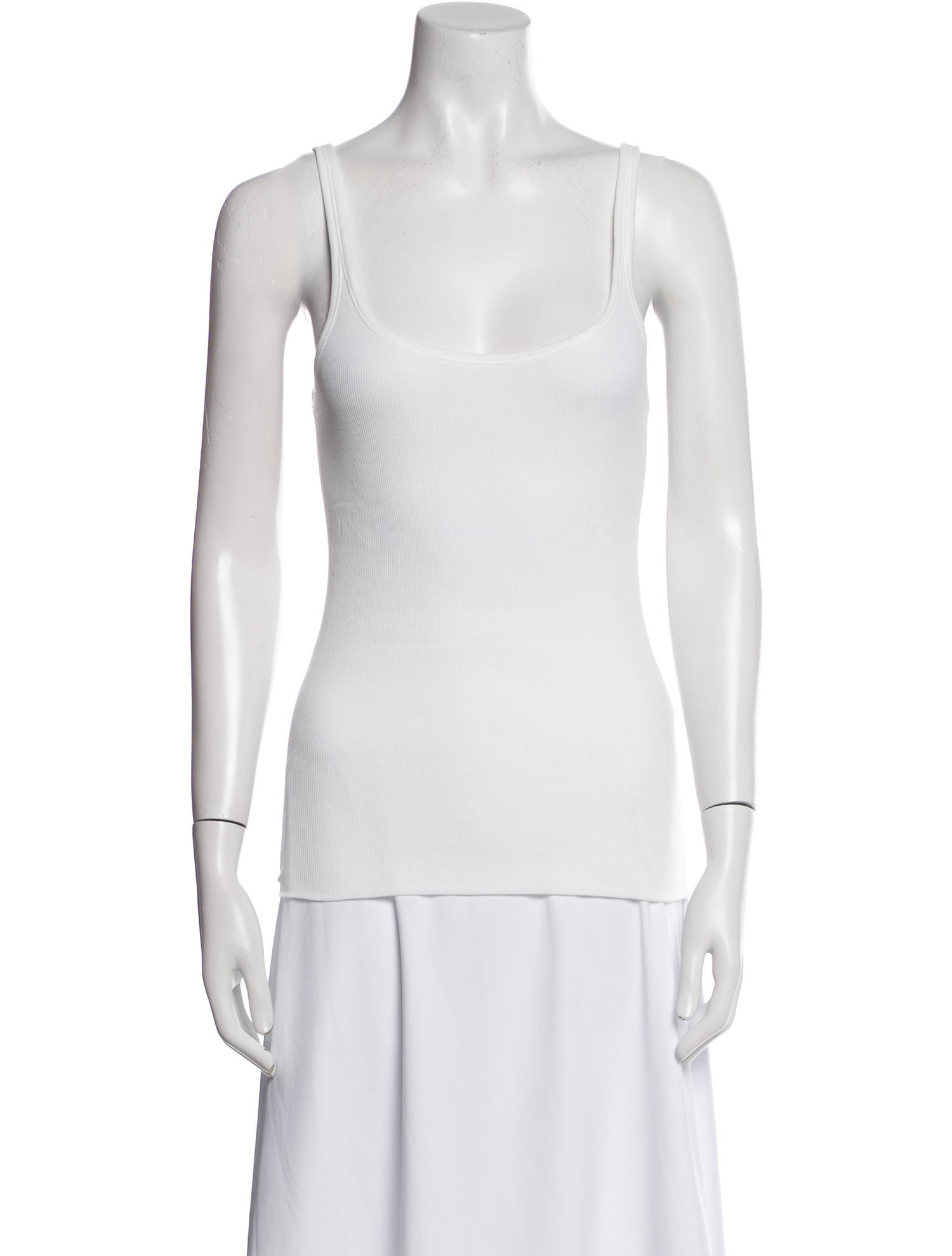 Ralph Lauren Collection Square Neckline Sleeveless Top