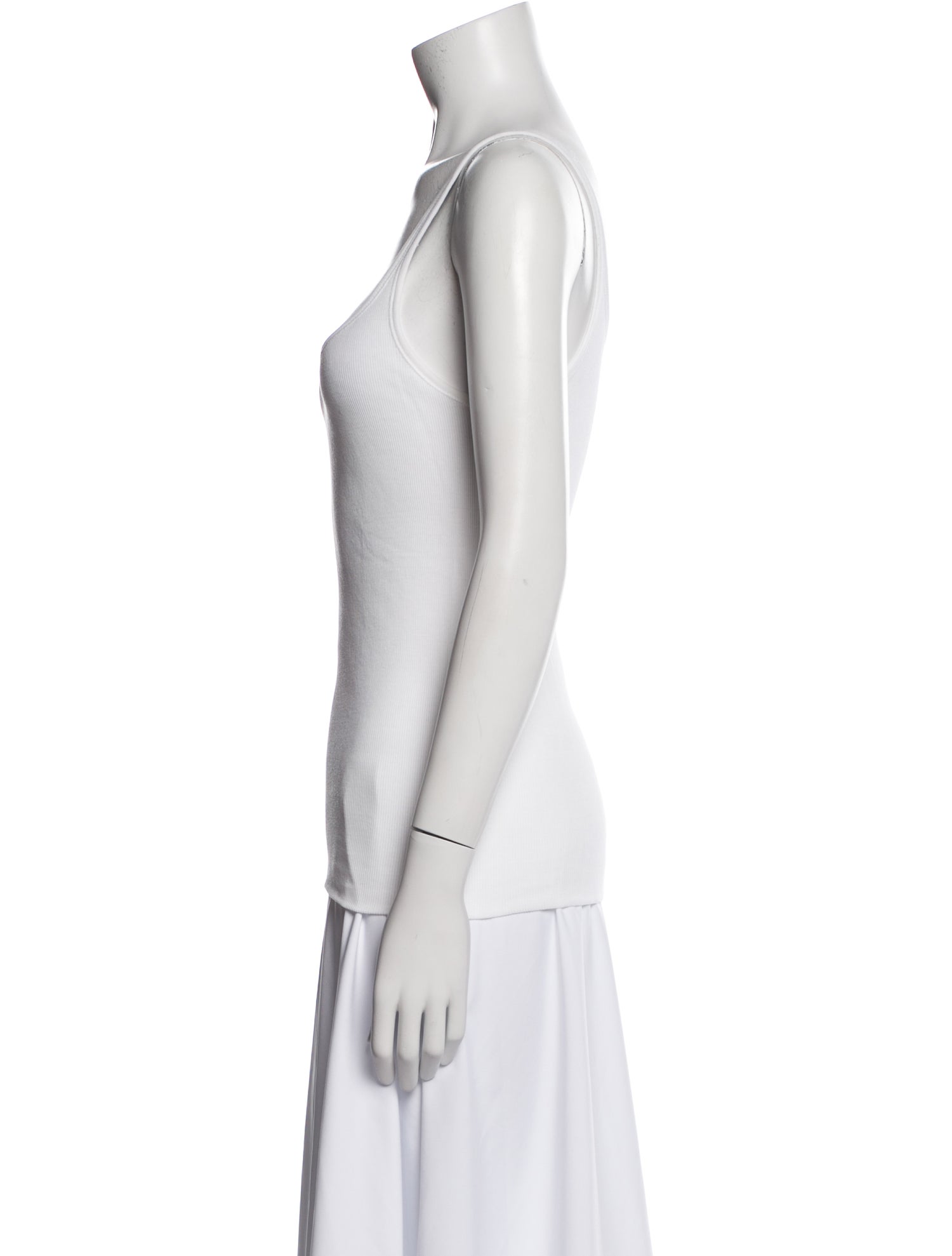 Ralph Lauren Collection Square Neckline Sleeveless Top