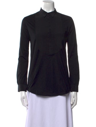 Ralph Lauren Collection Long Sleeve Button-Up Top