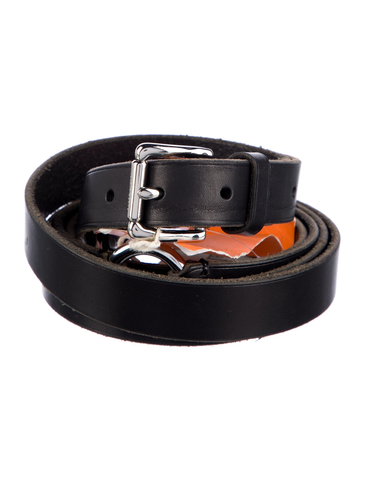 Ralph Lauren Collection Skinny Leather Waist Belt