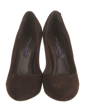 Ralph Lauren Collection Suede Pumps