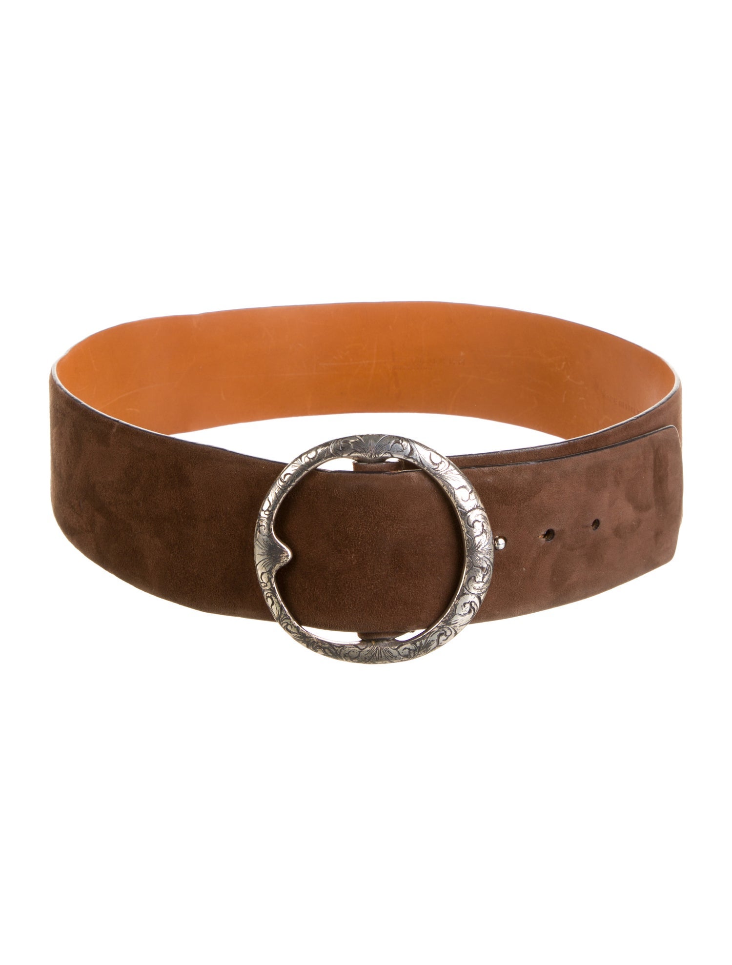 Ralph Lauren Collection Wide Suede Belt