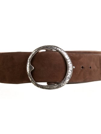 Ralph Lauren Collection Wide Suede Belt