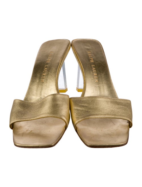 Ralph Lauren Collection Leather Slides