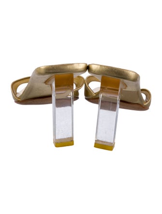 Ralph Lauren Collection Leather Slides