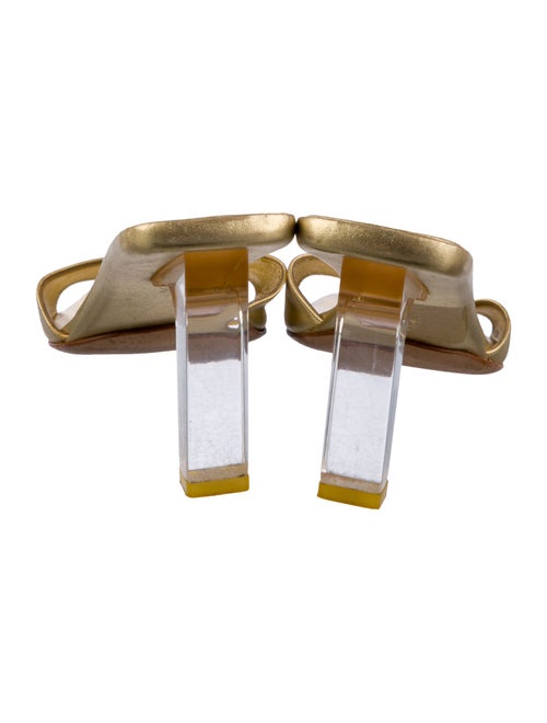 Ralph Lauren Collection Leather Slides