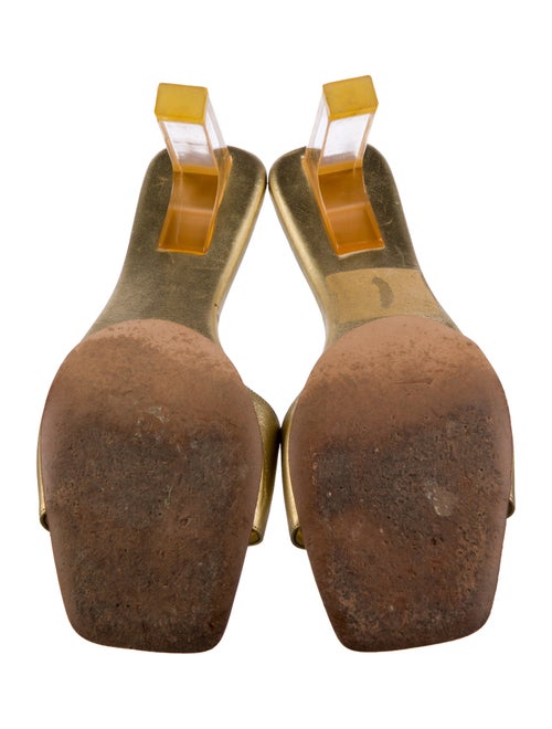 Ralph Lauren Collection Leather Slides