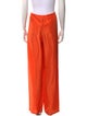 Ralph Lauren Collection Silk Straight Leg Pants
