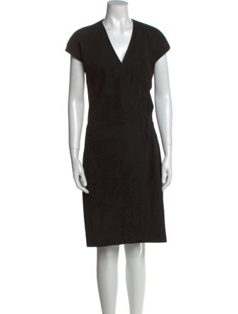 Ralph Lauren Collection Suede Knee-Length Dress