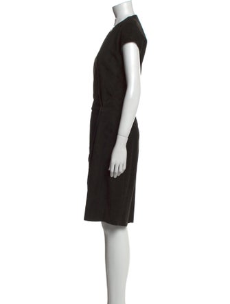 Ralph Lauren Collection Suede Knee-Length Dress