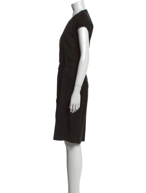 Ralph Lauren Collection Suede Knee-Length Dress
