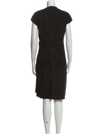 Ralph Lauren Collection Suede Knee-Length Dress