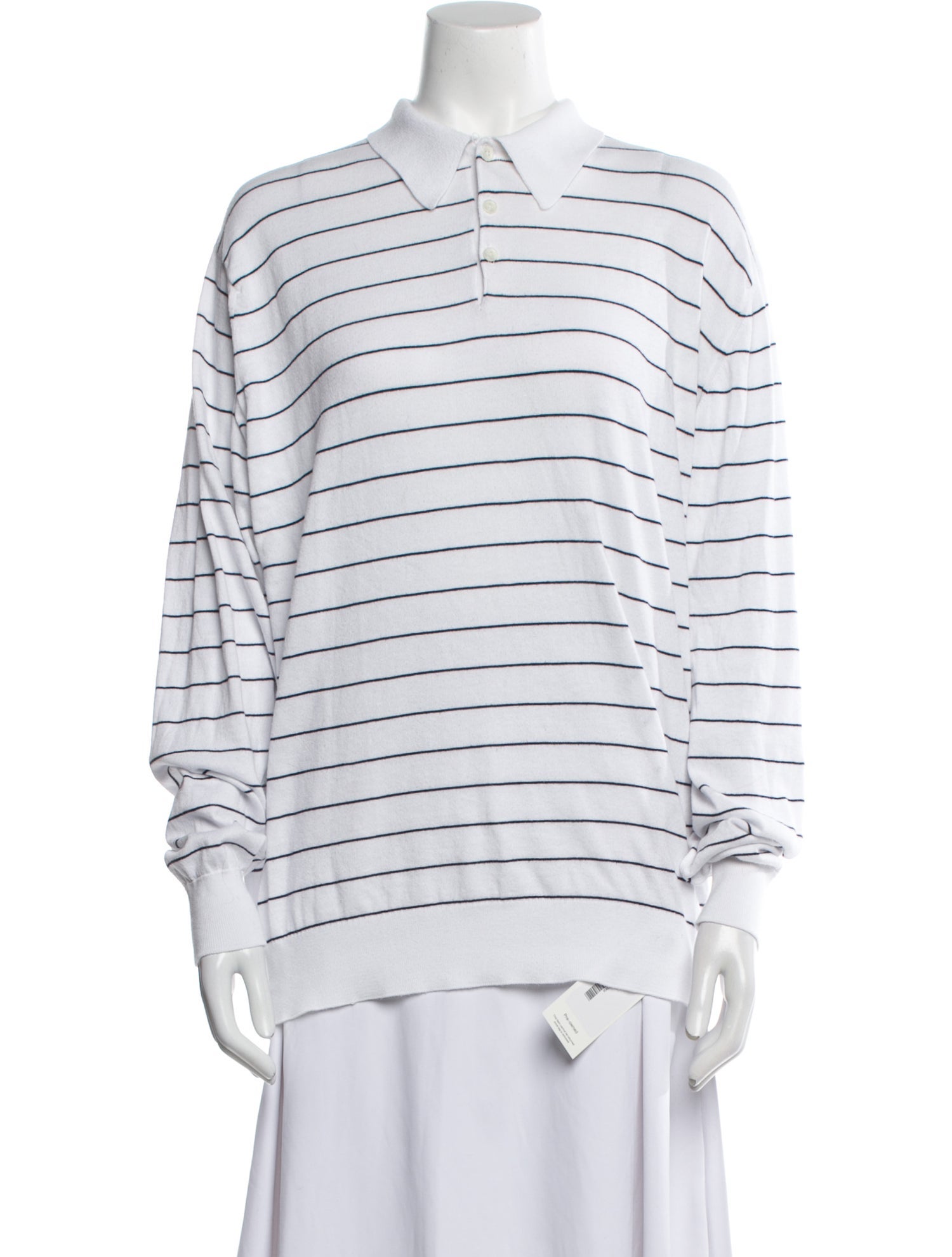 Ralph Lauren Collection Striped Long Sleeve Polo