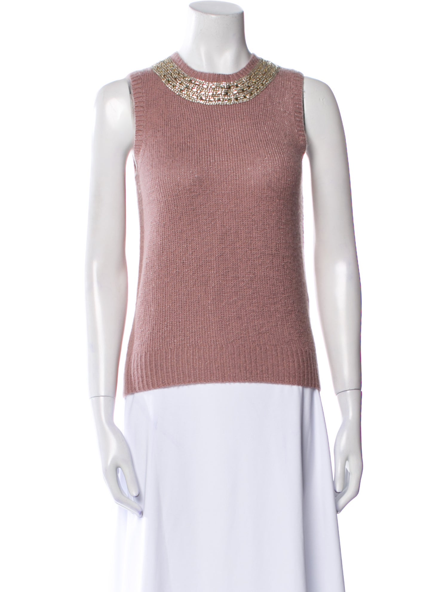 Ralph Lauren Collection Cashmere Crew Neck Top