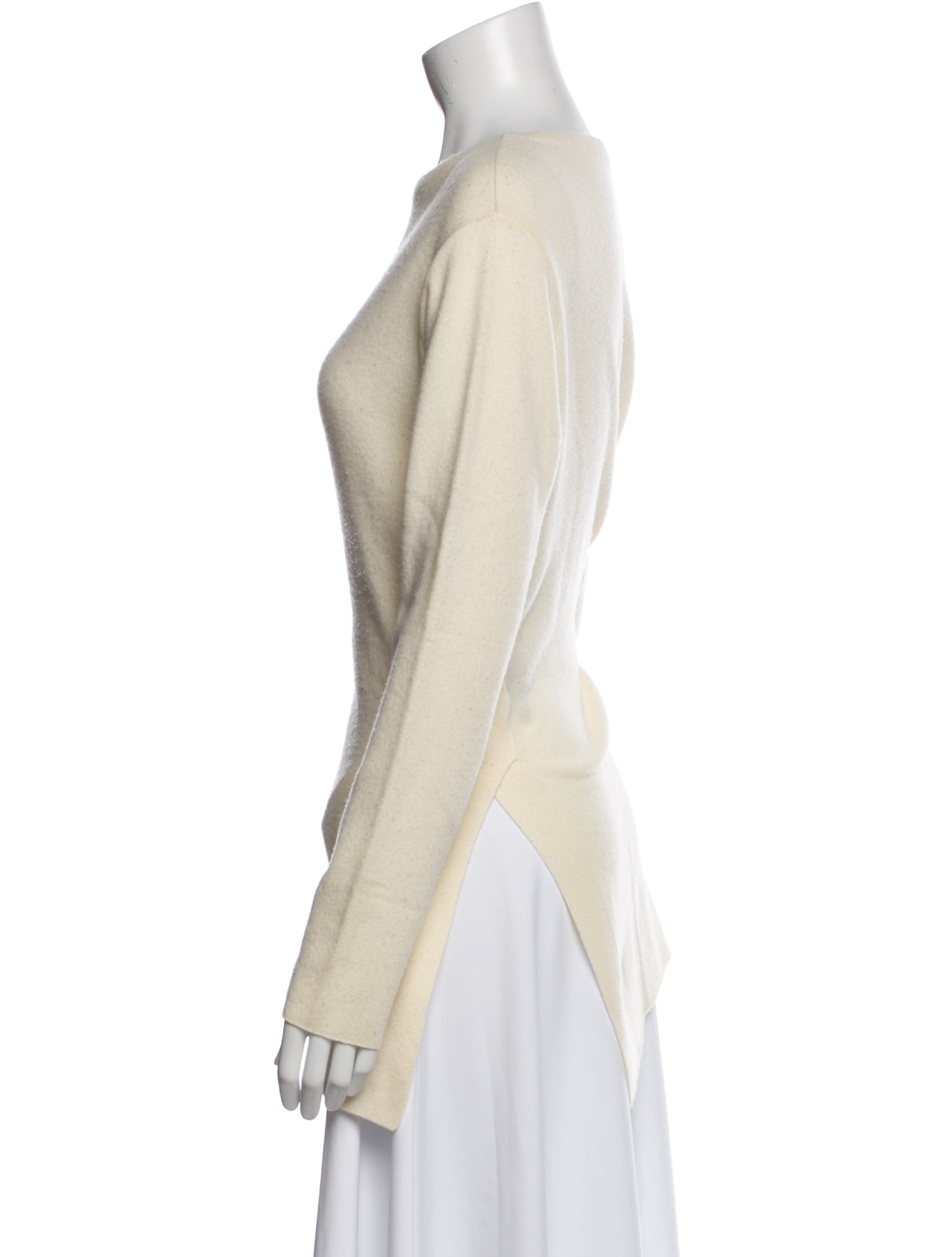 Ralph Lauren Collection Wool Bateau Neckline Sweater