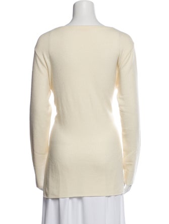 Ralph Lauren Collection Wool Bateau Neckline Sweater