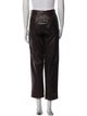 Ralph Lauren Collection Leather Straight Leg Pants