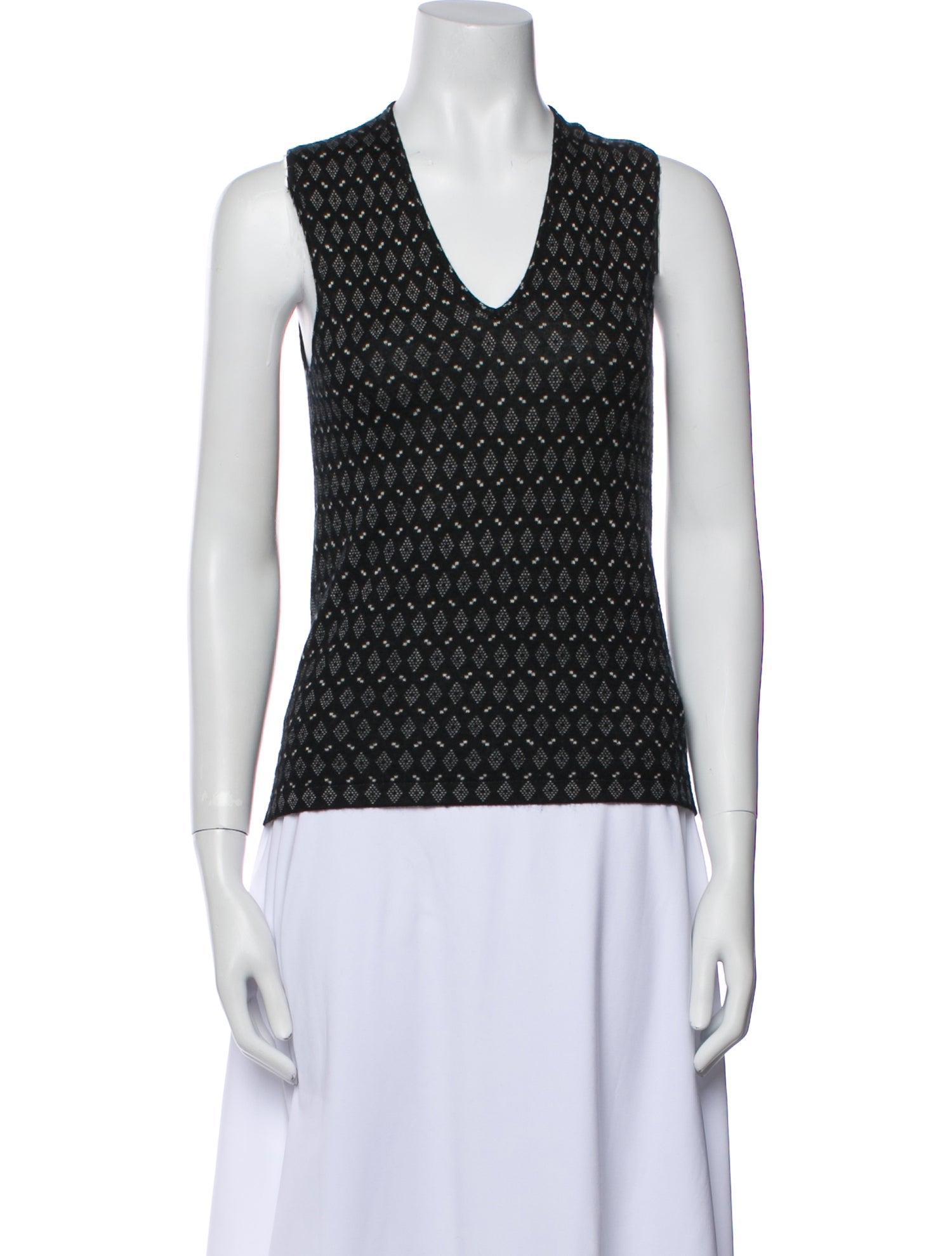 Ralph Lauren Collection Cashmere Printed Sweater