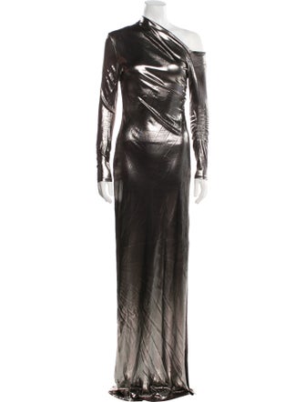 Ralph Lauren Collection One-Shoulder Long Dress