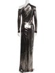 Ralph Lauren Collection One-Shoulder Long Dress