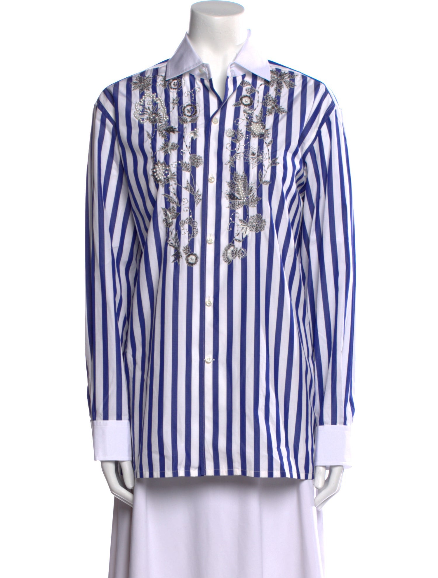 Ralph Lauren Collection Striped Long Sleeve Tunic