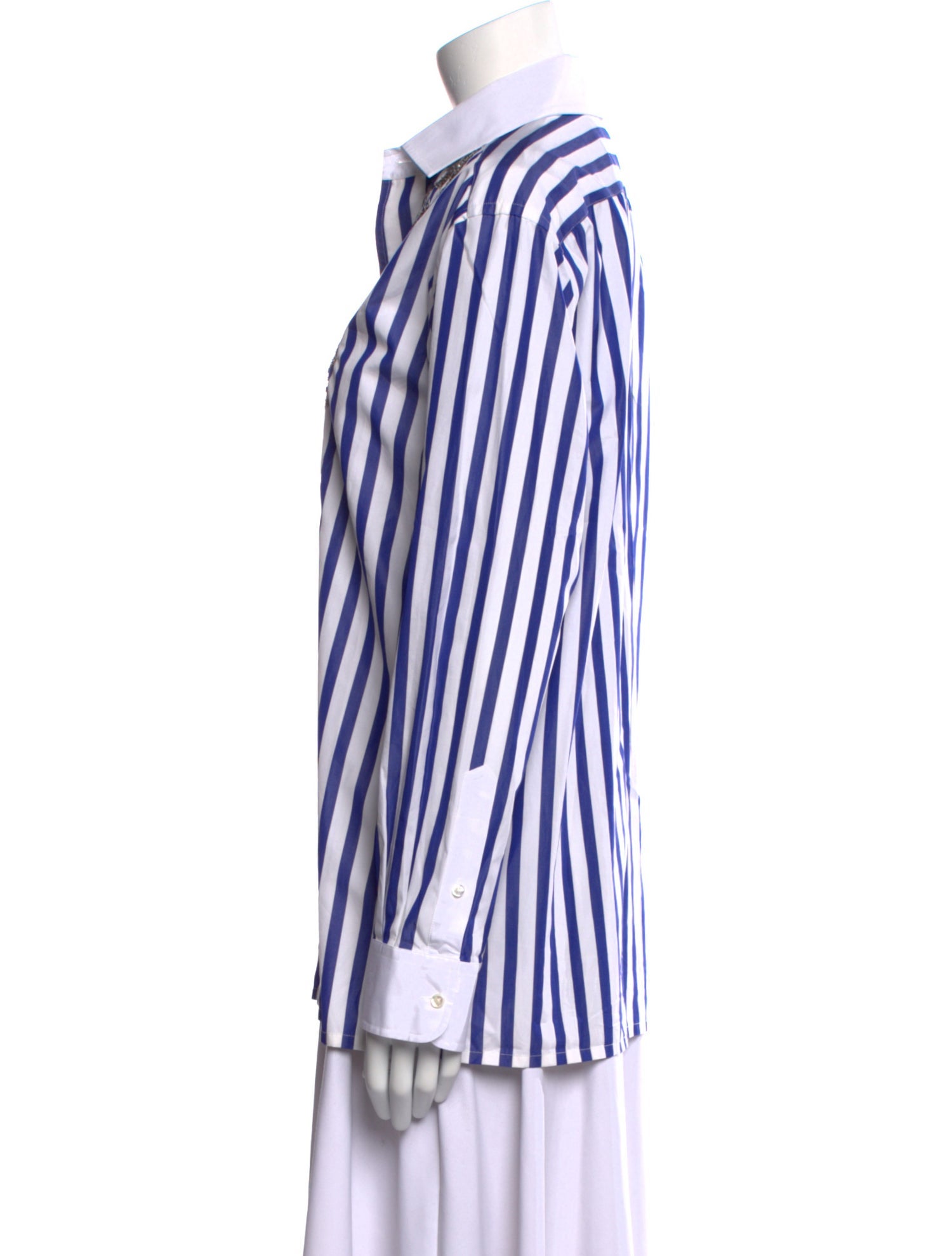 Ralph Lauren Collection Striped Long Sleeve Tunic