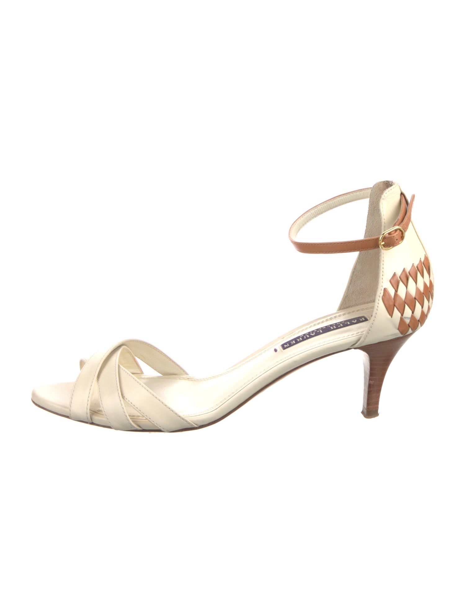 Ralph Lauren Collection Leather Patterned Sandals