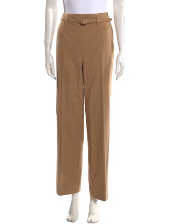 Ralph Lauren Collection Camel Hair Wide Leg Pants