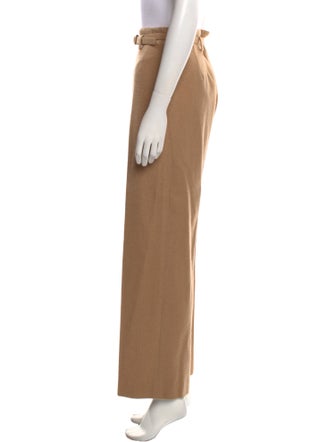 Ralph Lauren Collection Camel Hair Wide Leg Pants