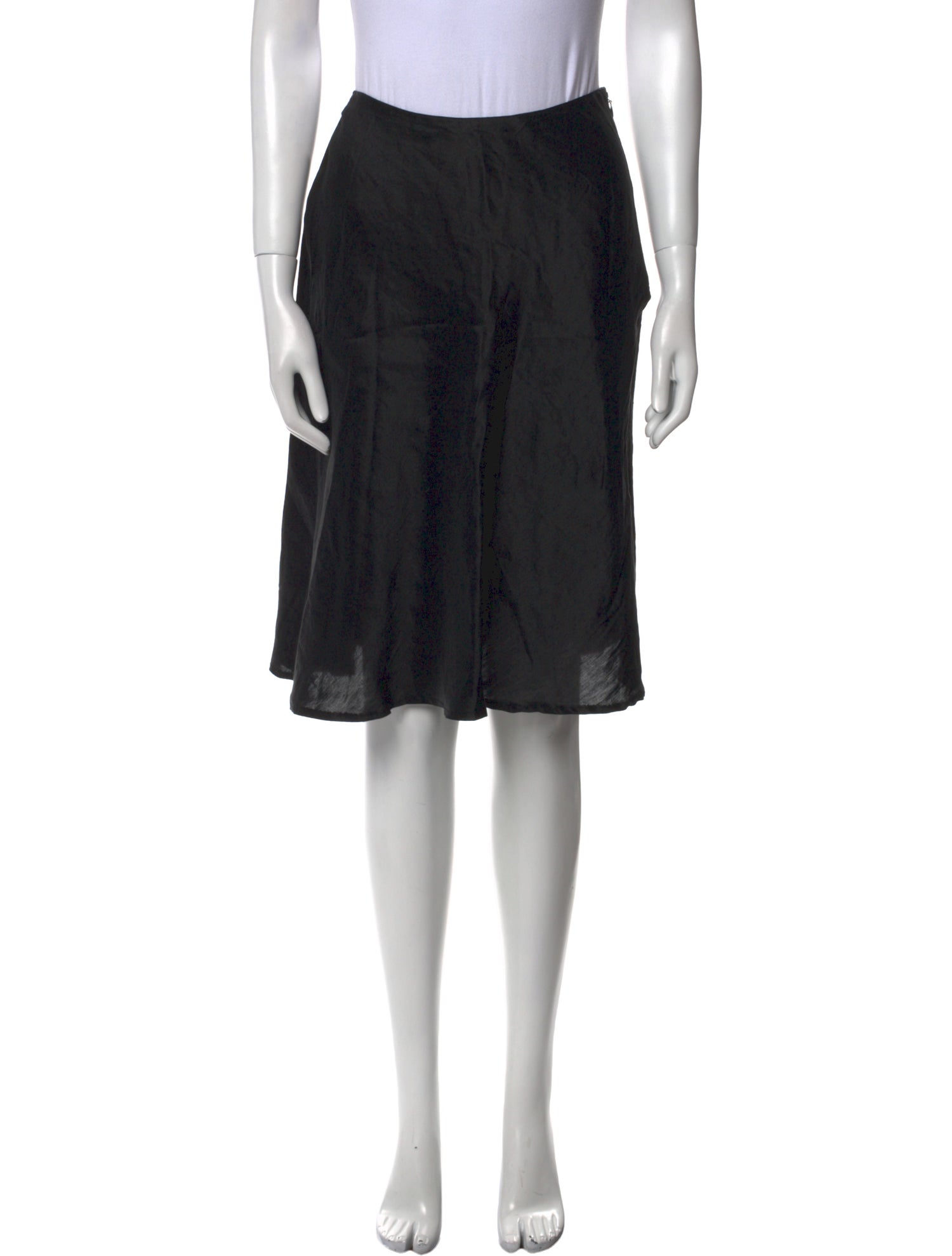 Ralph Lauren Collection Linen Knee-Length Skirt