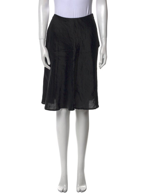 Ralph Lauren Collection Linen Knee-Length Skirt