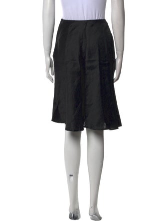 Ralph Lauren Collection Linen Knee-Length Skirt