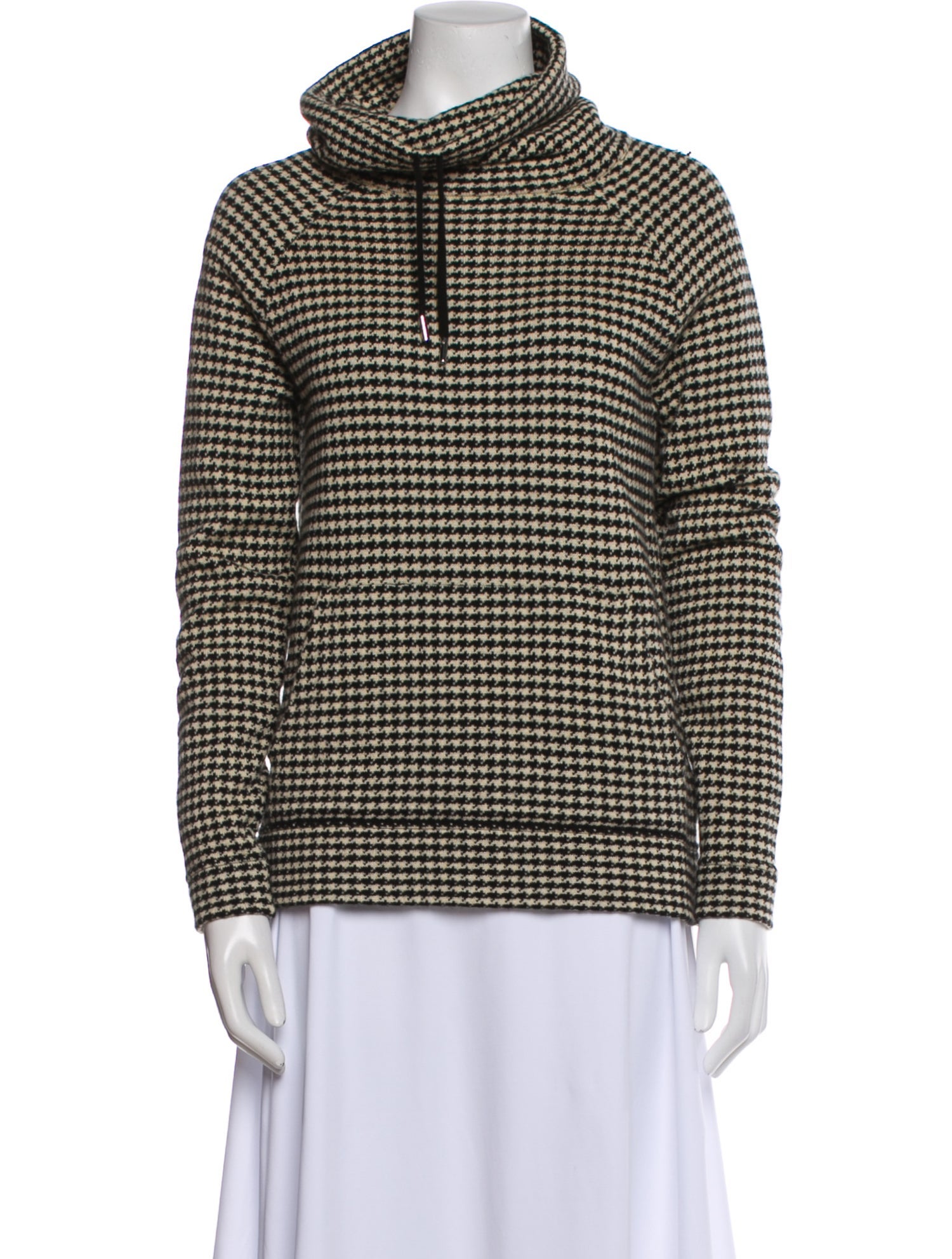 Ralph Lauren Collection Cashmere Houndstooth Print Sweater