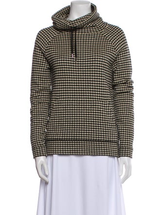 Ralph Lauren Collection Cashmere Houndstooth Print Sweater