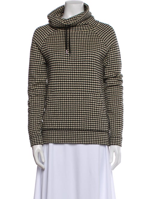 Ralph Lauren Collection Cashmere Houndstooth Print Sweater