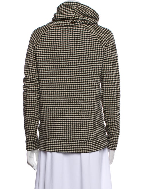 Ralph Lauren Collection Cashmere Houndstooth Print Sweater