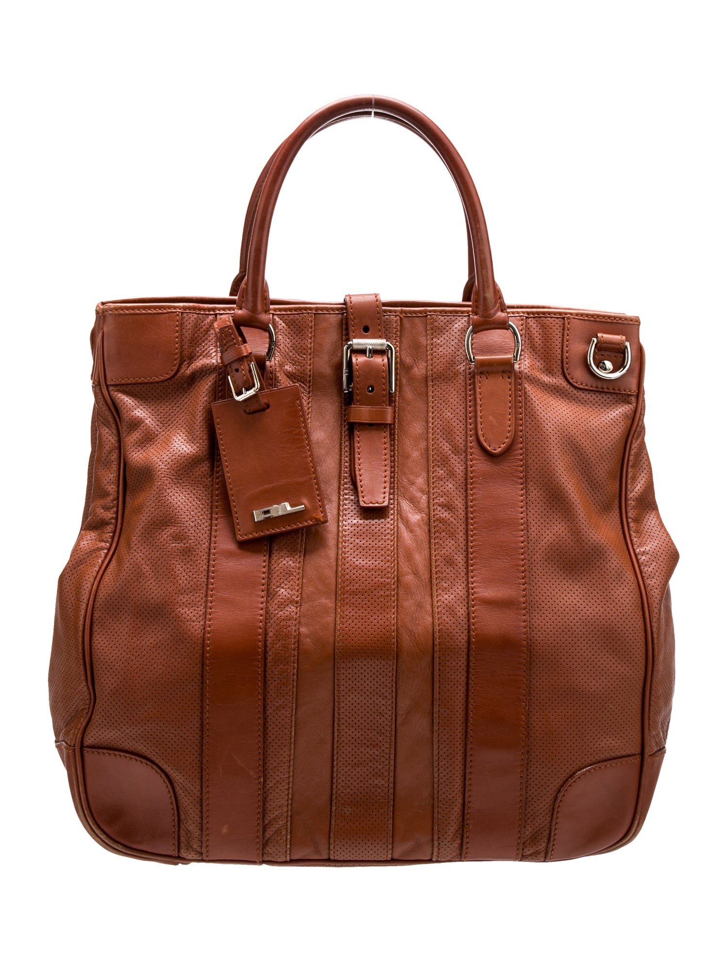 Ralph Lauren Collection Leather Bucket Bag