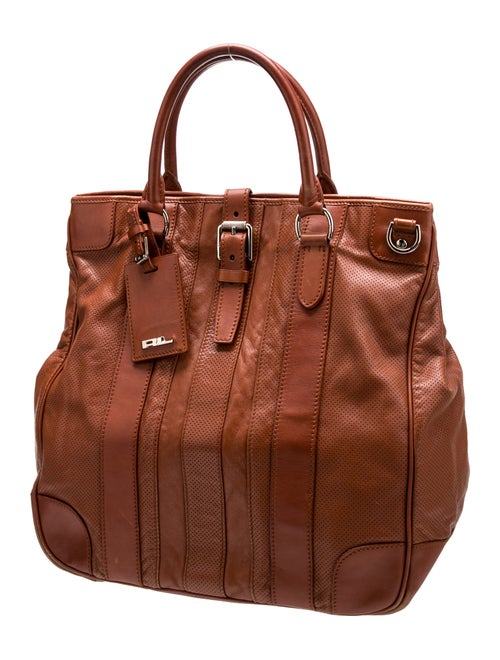 Ralph Lauren Collection Leather Bucket Bag