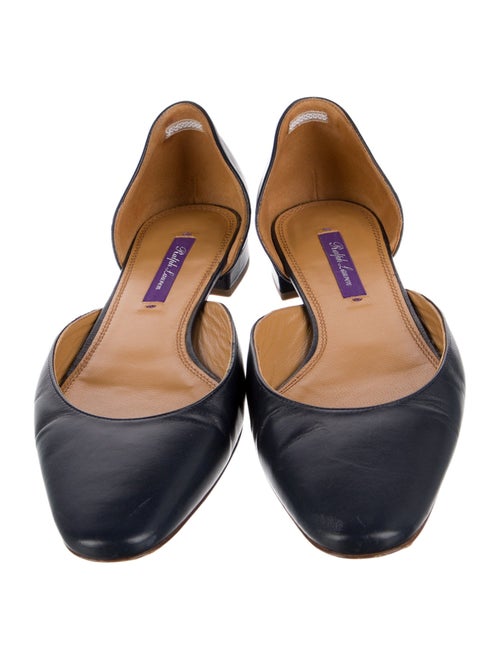 Ralph Lauren Leather D'Orsay Flats