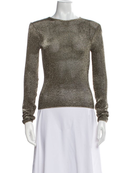 Ralph Lauren Collection Patterned Scoop Neck Top