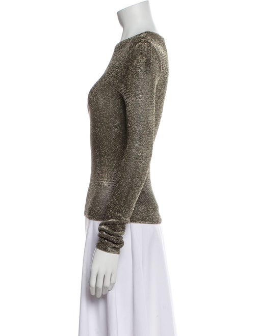 Ralph Lauren Collection Patterned Scoop Neck Top