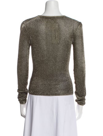 Ralph Lauren Collection Patterned Scoop Neck Top