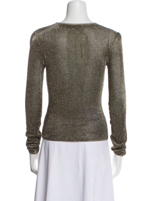 Ralph Lauren Collection Patterned Scoop Neck Top