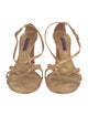 Ralph Lauren Collection Leather Slingback Sandals