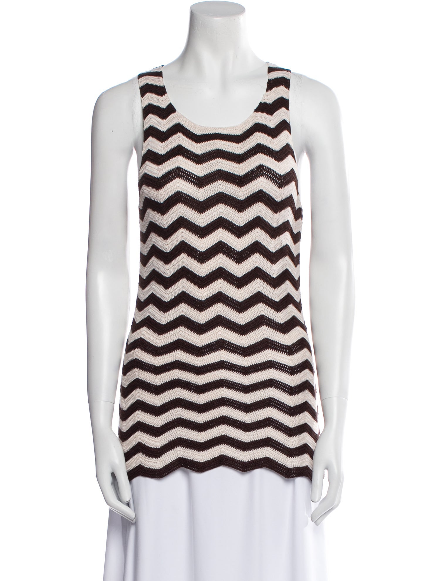 Ralph Lauren Collection Silk Striped Sweater